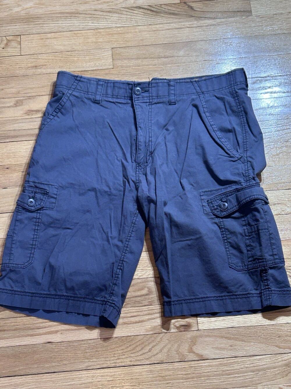 WearFirst Navy Blue Mens Shorts size 36 with 10' Inseam